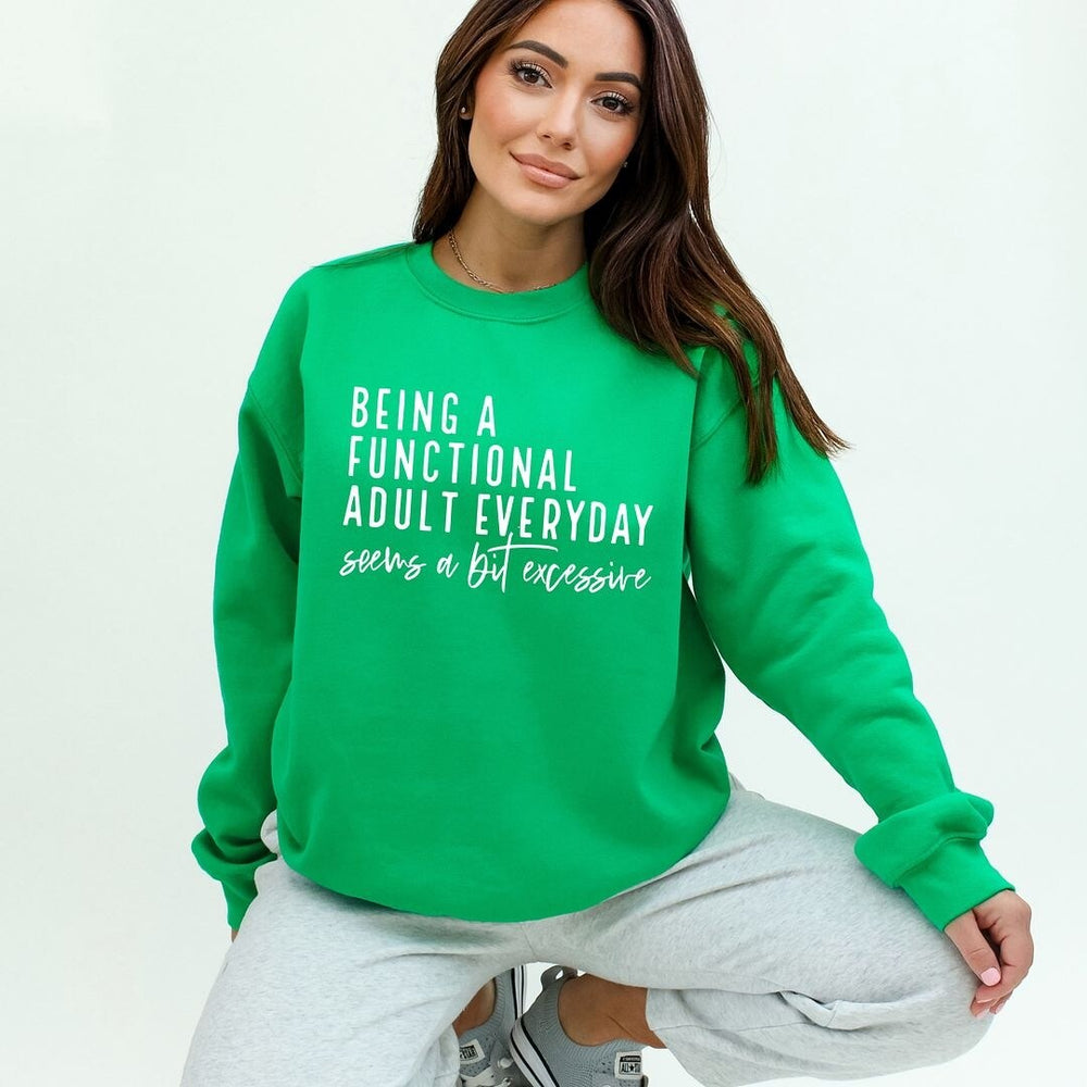 Functional Adult Graphic Sweatshirt