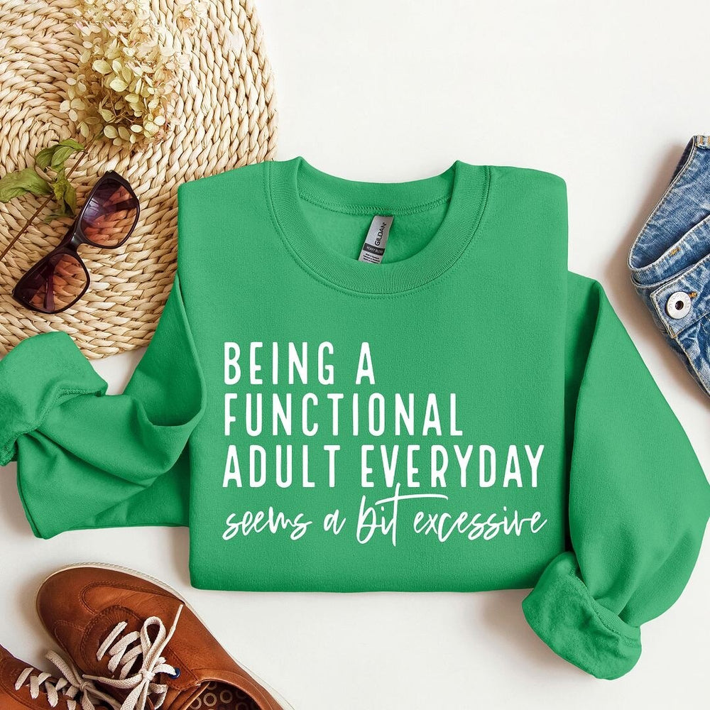 Functional Adult Graphic Sweatshirt