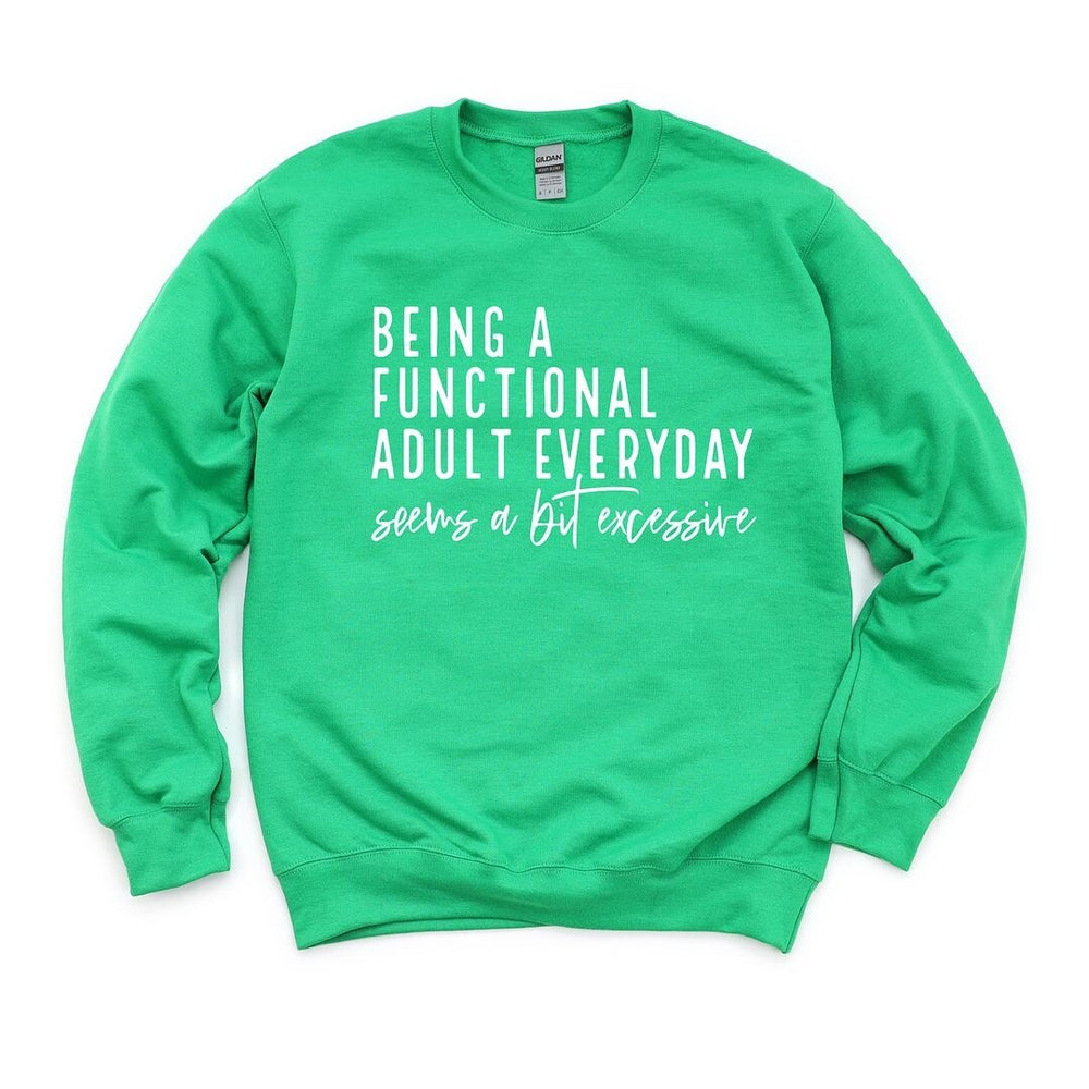 Functional Adult Graphic Sweatshirt