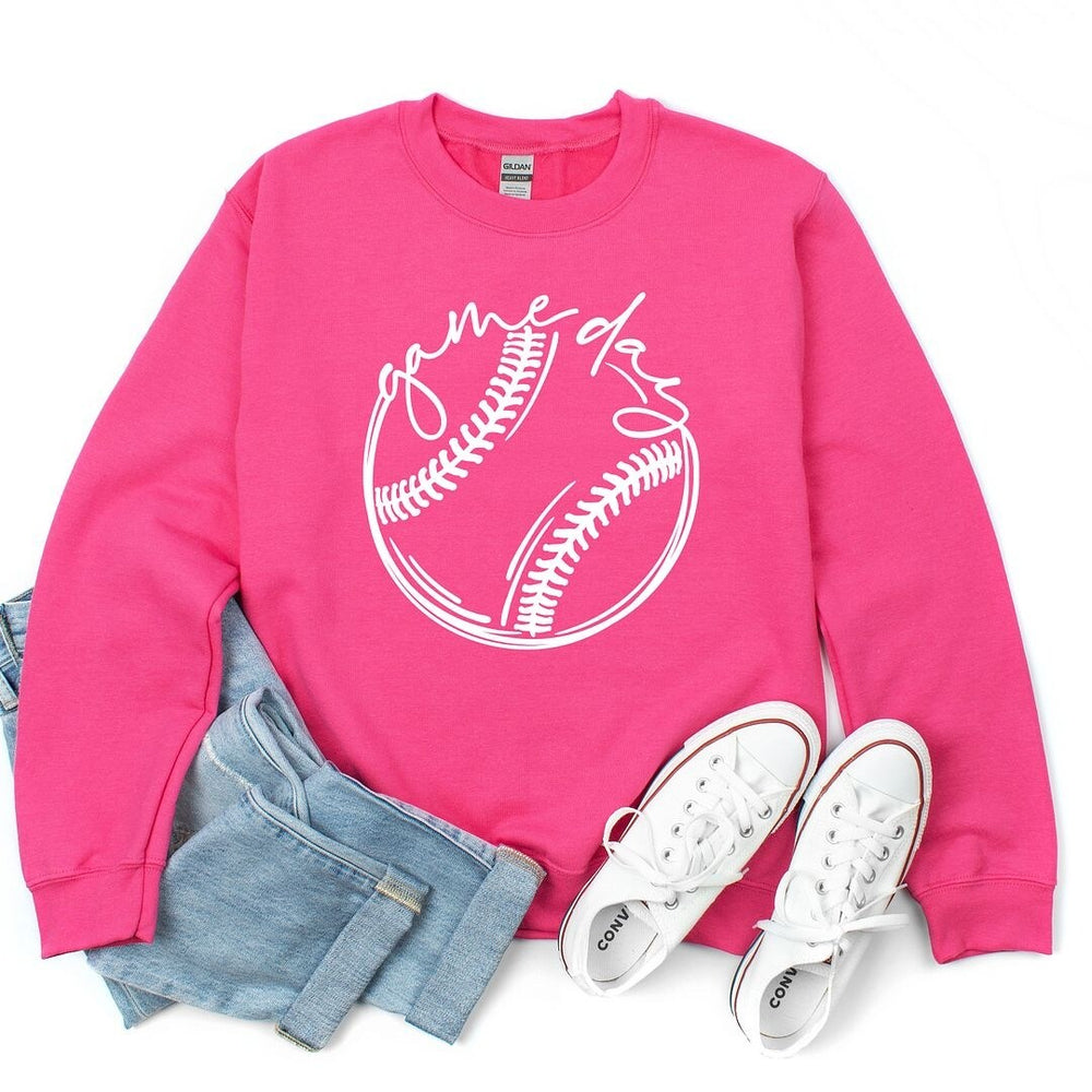 Game Day Baseball Graphic Sweatshirt