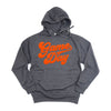 Game Day Retro Puff Print Graphic Hoodie