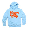 Game Day Retro Puff Print Graphic Hoodie