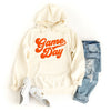 Game Day Retro Puff Print Graphic Hoodie