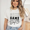 Game Day Stacked Basketball Short Sleeve Crewnneck Tee