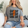 Game Day Stacked Lightning Bolt Garment Dyed Tee