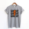 Game Day Stacked Lightning Bolt Garment Dyed Tee