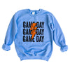 Game Day Stacked Lightning Bolt Graphic Sweatshirt