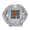 Game Day Stacked Lightning Bolt Graphic Sweatshirt