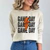 Game Day Stacked Lightning Bolt Graphic Sweatshirt