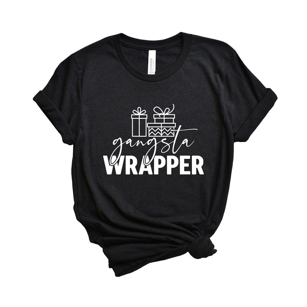 Gangsta Wrapper Presents Short Sleeve Crewnneck Tee