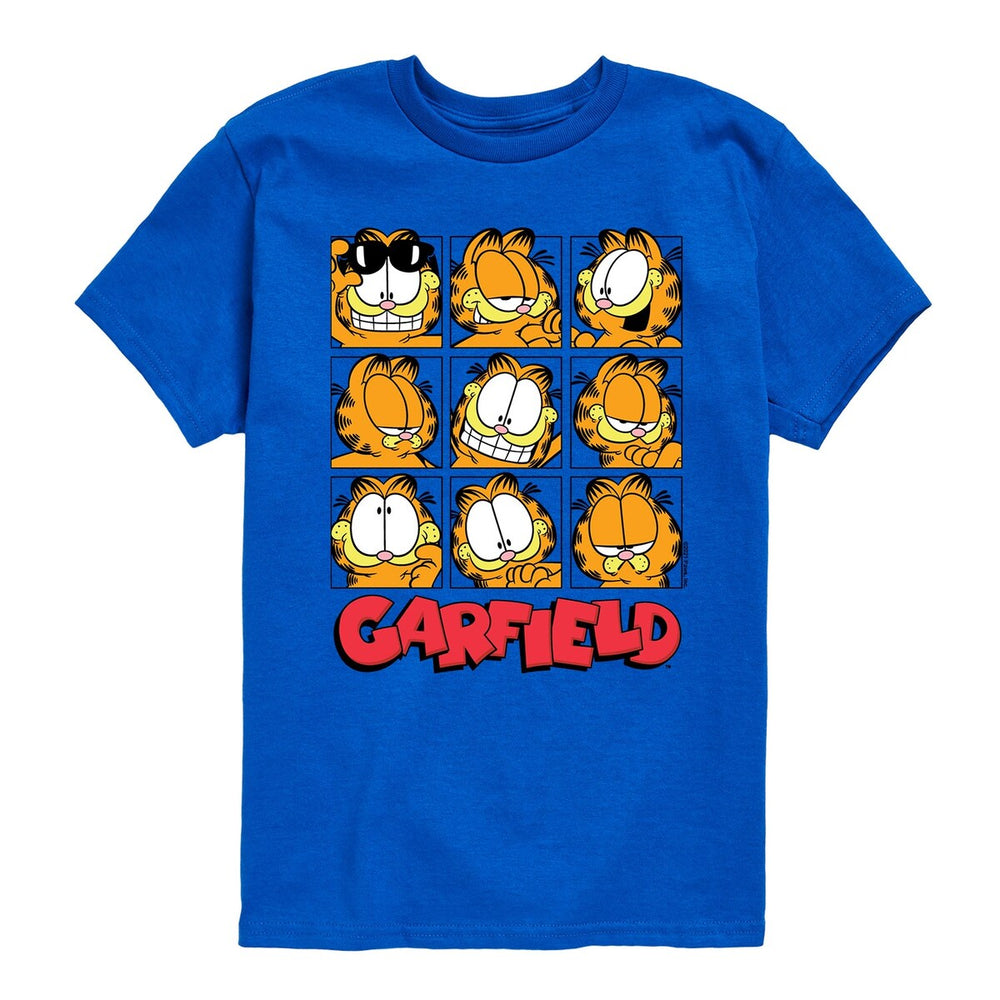 Garfield Faces Grid