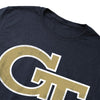 Georgia Tech Primary Logo Unisex Adult Heathered Premium T Shirt