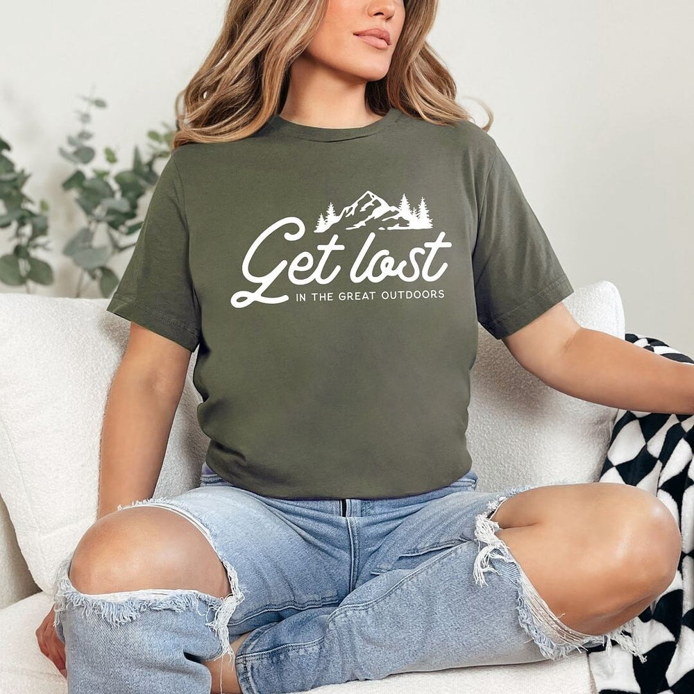 Get Lost In The Great Outdoors Short Sleeve Tee