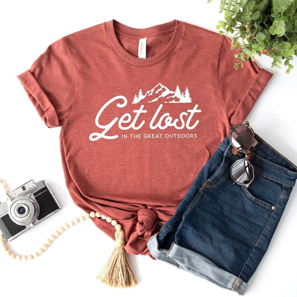 Get Lost In The Great Outdoors Short Sleeve Tee