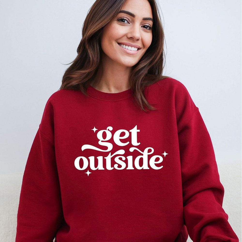 Get Outside Stars Graphic Sweatshirt