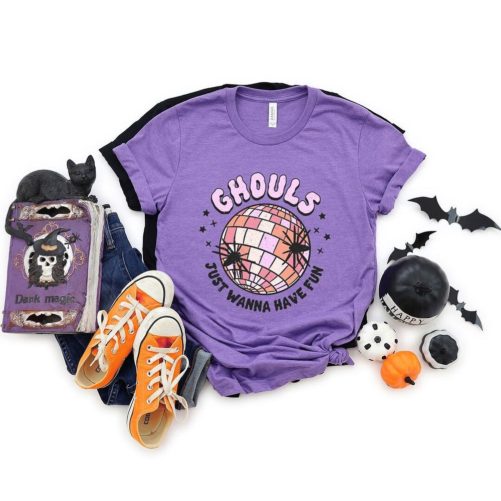 Ghouls Disco Ball Short Sleeve Tee