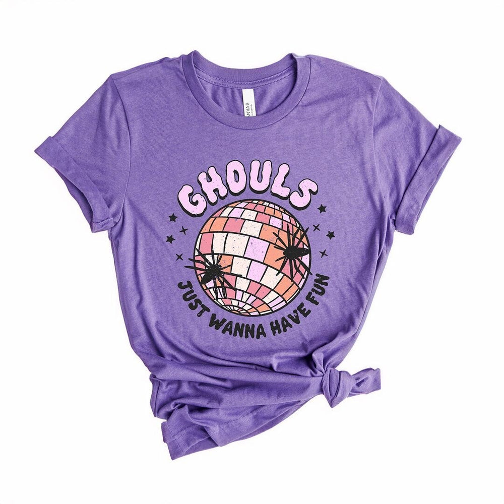 Ghouls Disco Ball Short Sleeve Tee