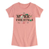 Girls Disney Merry Christmas Icons Tee