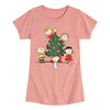 Girls Peanuts Oh Christmas Tree Tee