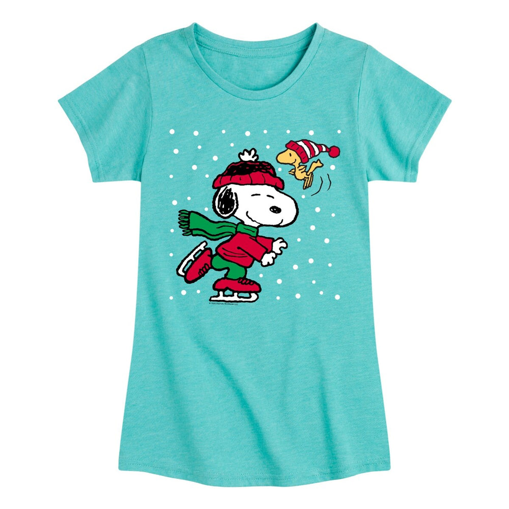 Girls Peanuts Snoopy Holiday Tee