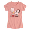 Girls Peanuts Snoopy Santa Woof Woof Tee