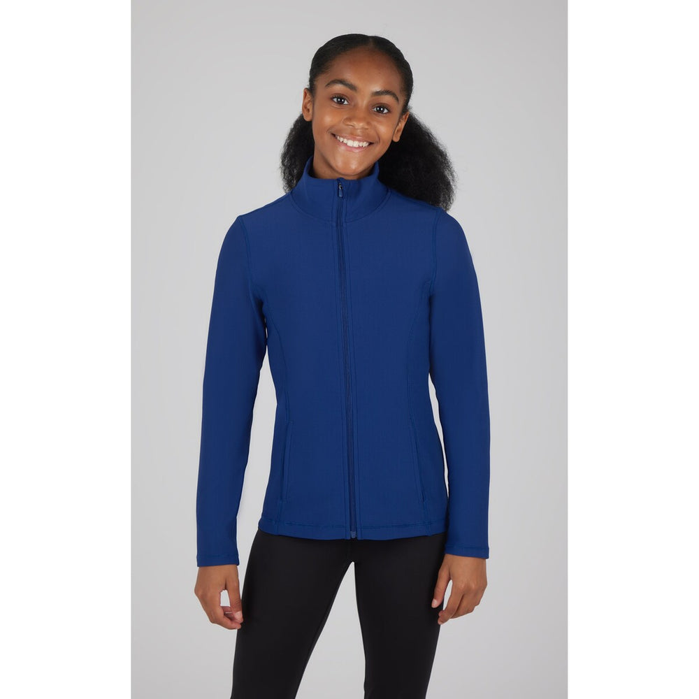 Yogalicious Girls Ribbed Luna Zipper Jacket