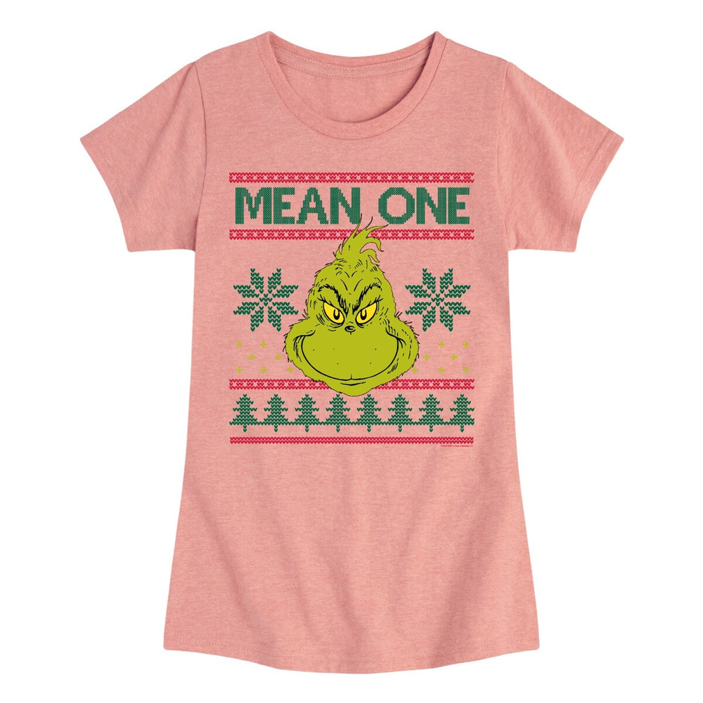 Girls The Grinch Mean One Tee