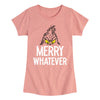 Girls The Grinch Merry Whatever Tee