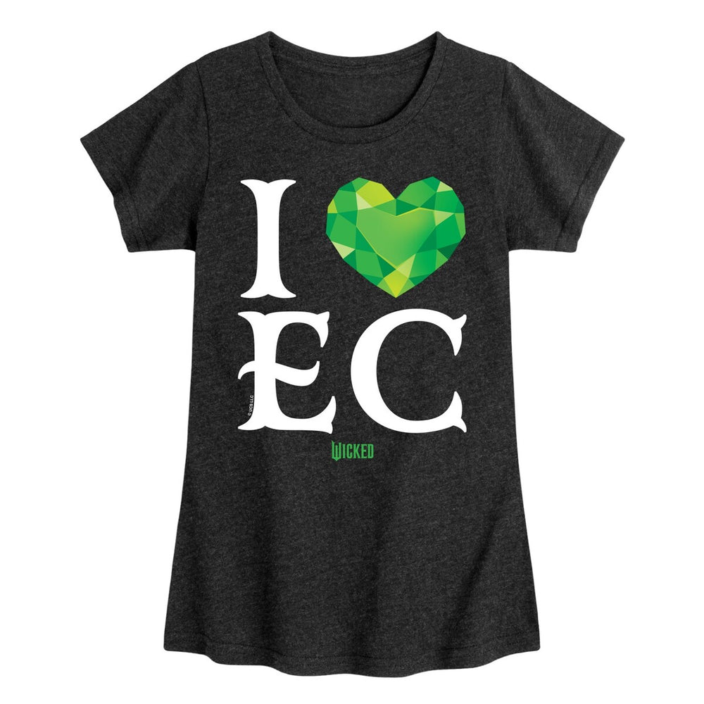 Girls Wicked I Heart EC Tee