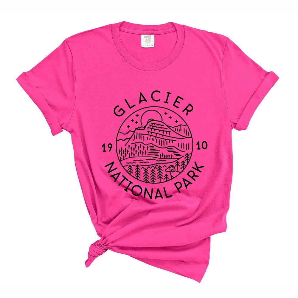 Glacier National Park Garment Dyed Tee