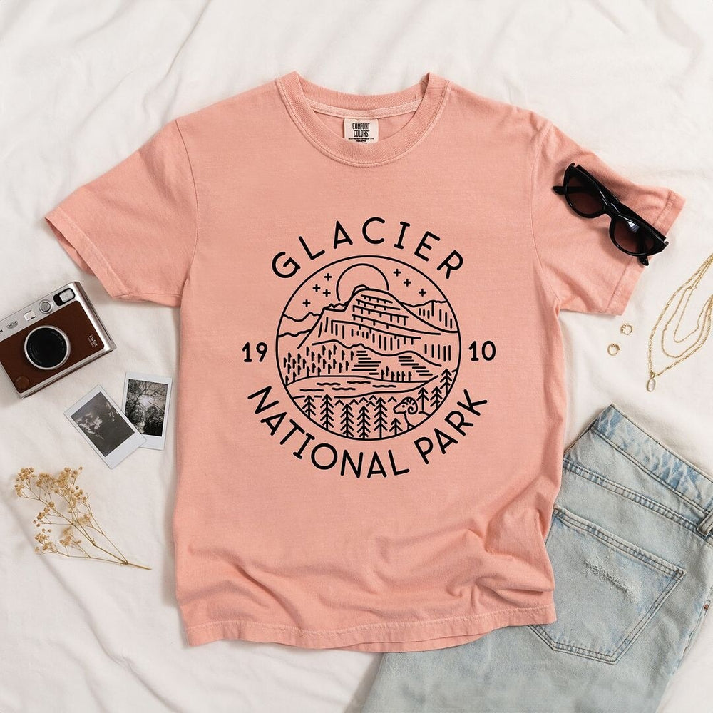 Glacier National Park Garment Dyed Tee