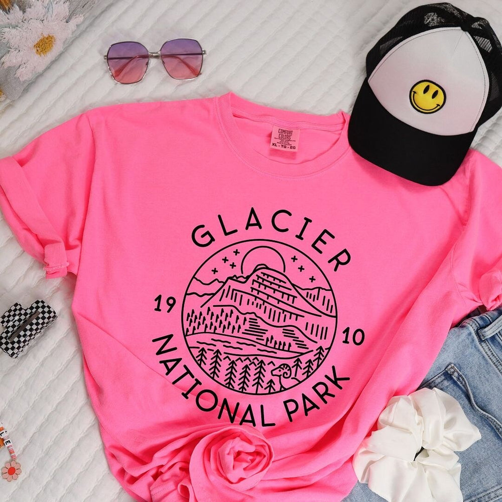 Glacier National Park Garment Dyed Tee