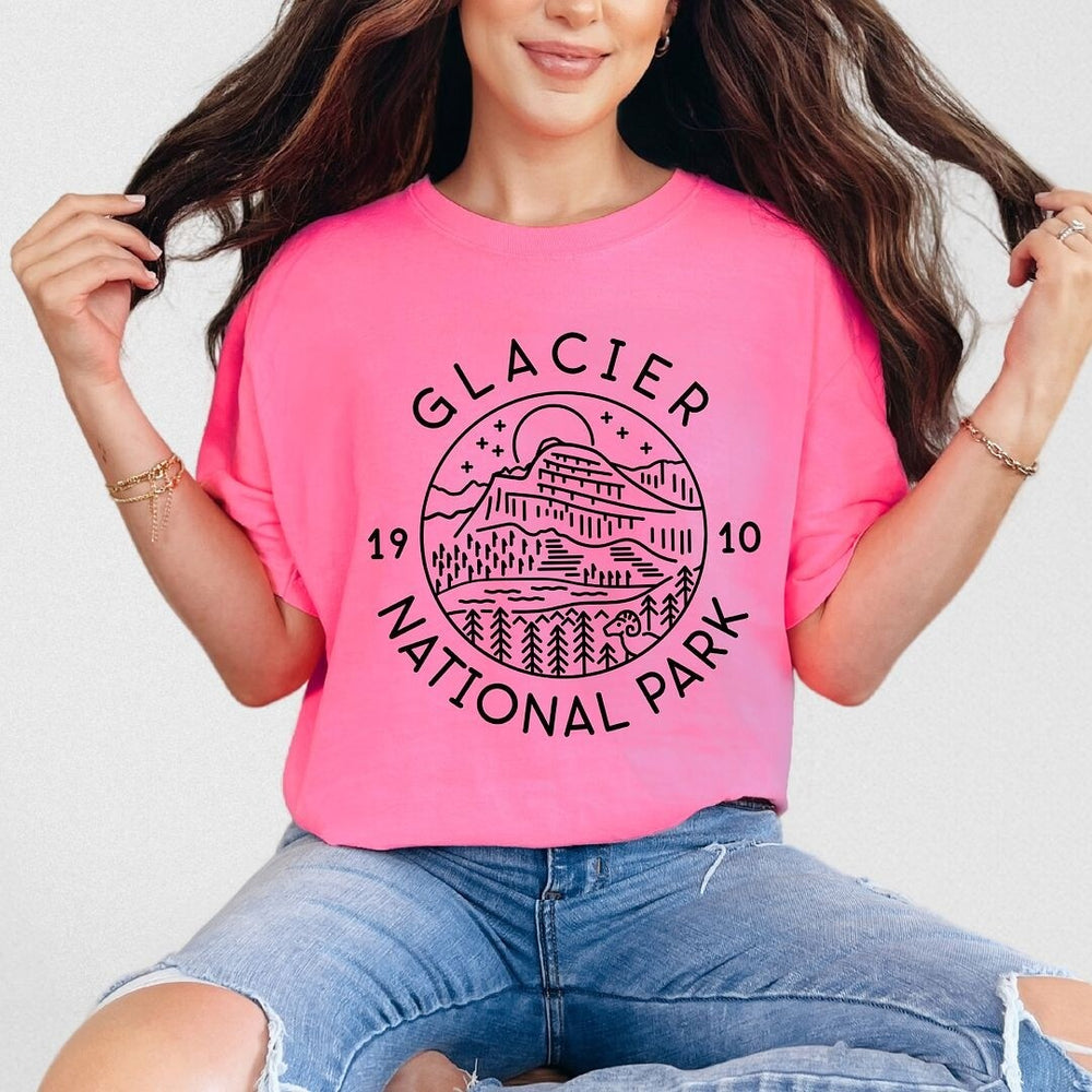 Glacier National Park Garment Dyed Tee