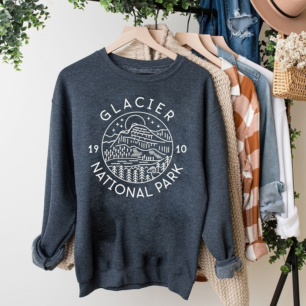 Glacier National Park Graphic Sweatshirt