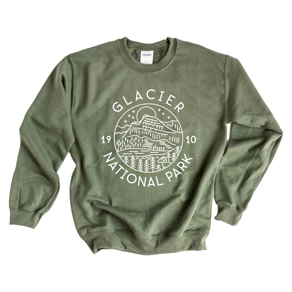 Glacier National Park Graphic Sweatshirt