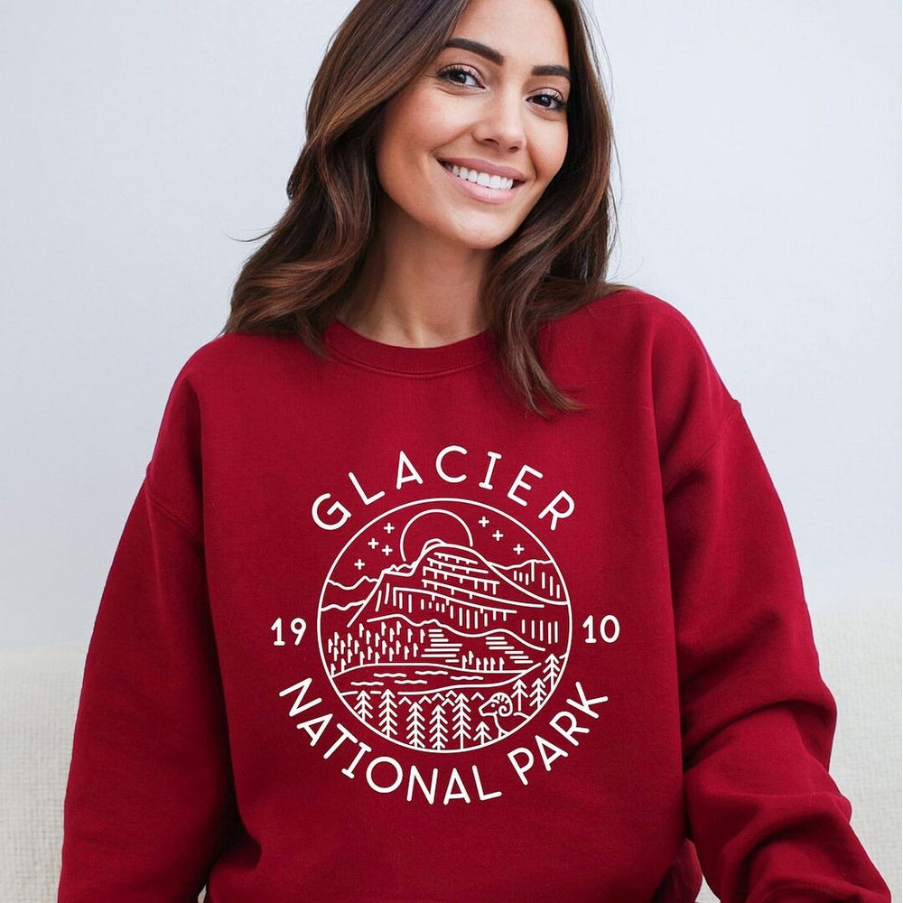 Glacier National Park Graphic Sweatshirt