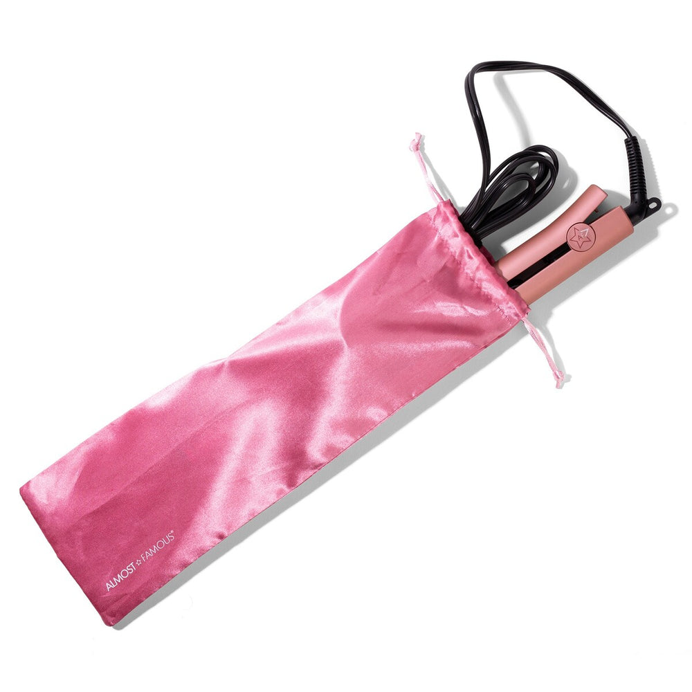 Glam Series 1.25" Gem Tourmaline Flat Iron with Travel Bag