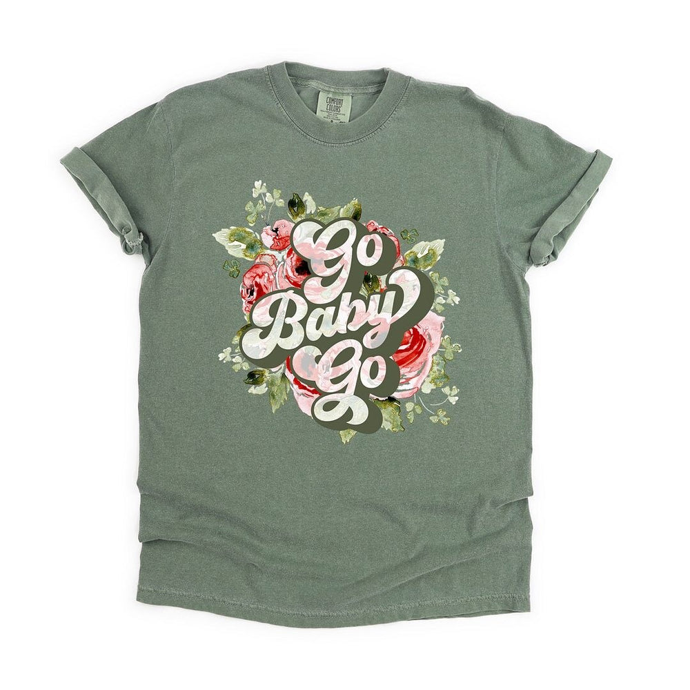 Go Baby Go Derby Garment Dyed Tee