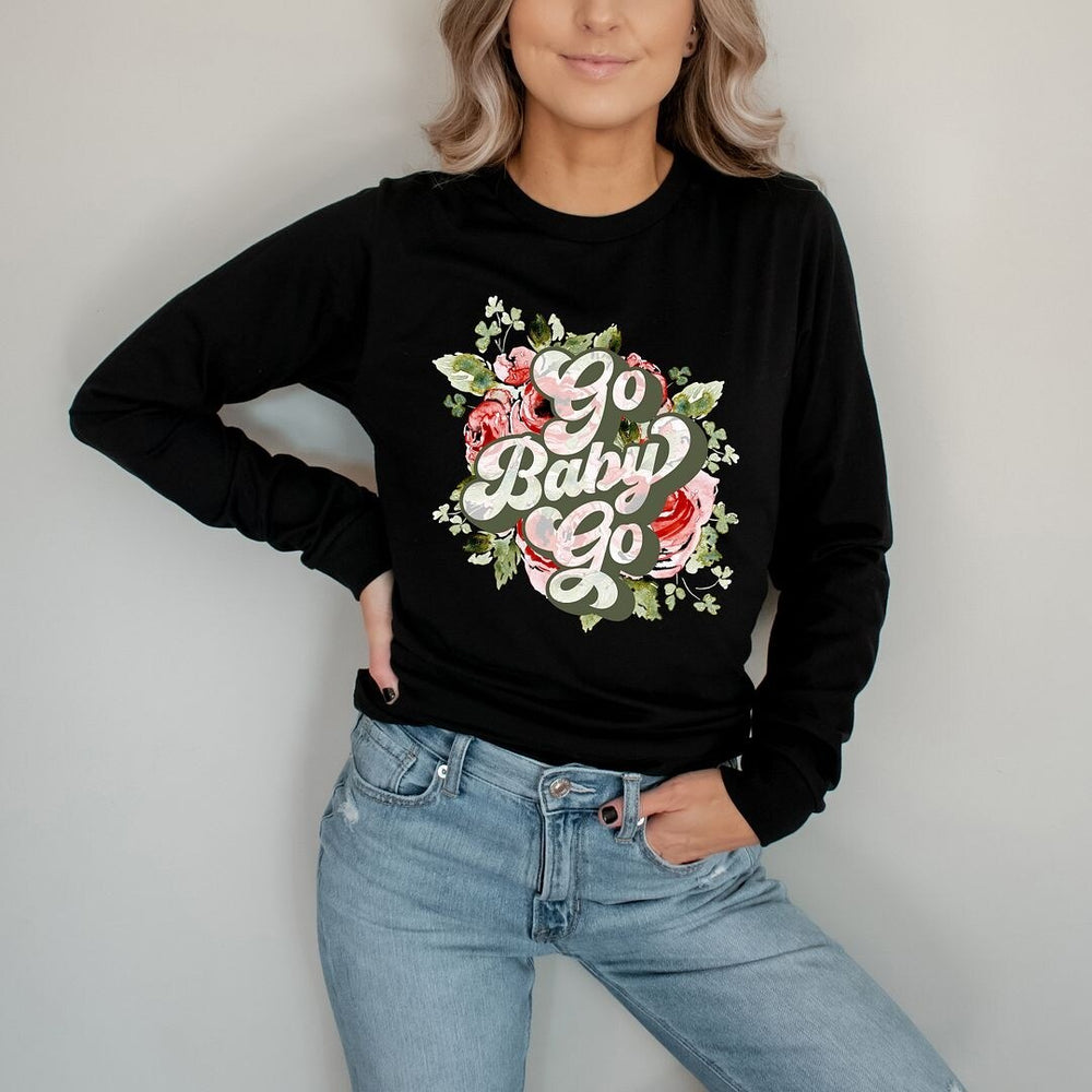 Go Baby Go Derby Long Sleeve Tee