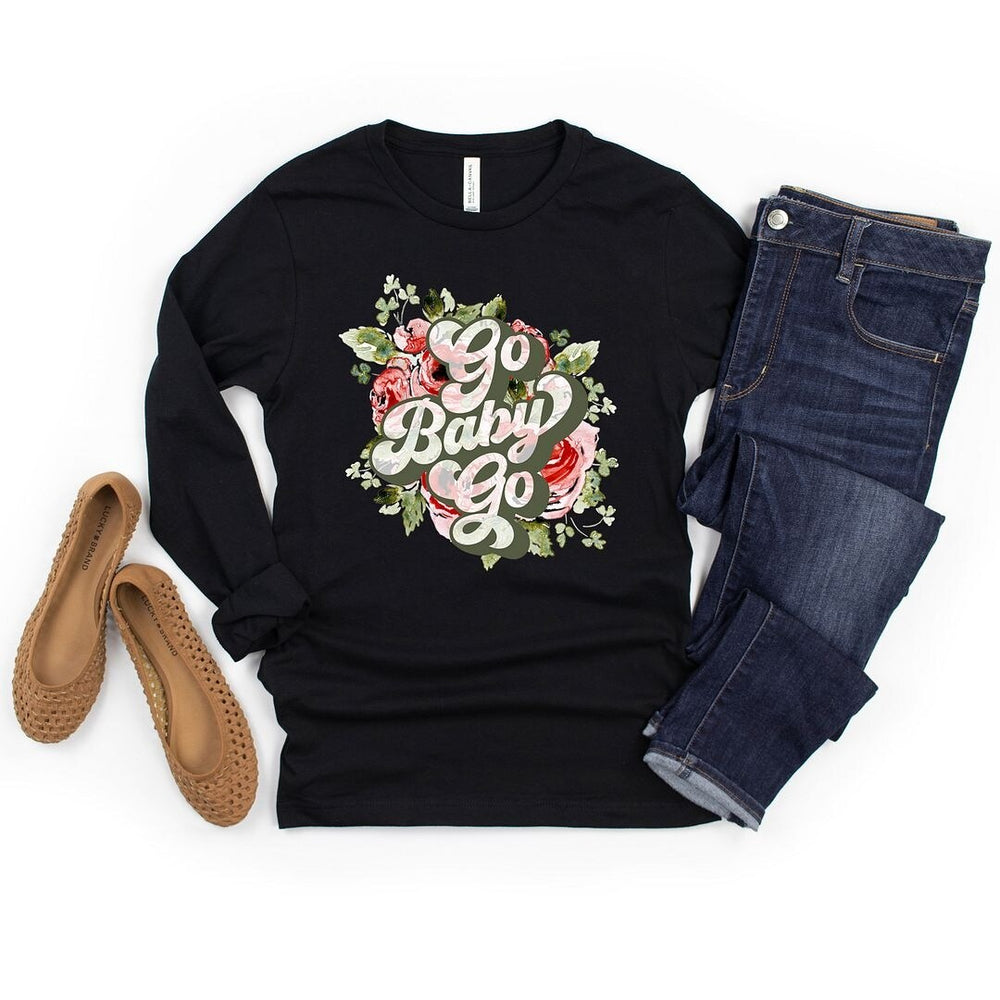 Go Baby Go Derby Long Sleeve Tee