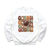 Gobble Turkey Graphic Sweatshirt