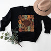 Gobble Turkey Graphic Sweatshirt