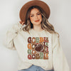 Gobble Turkey Graphic Sweatshirt