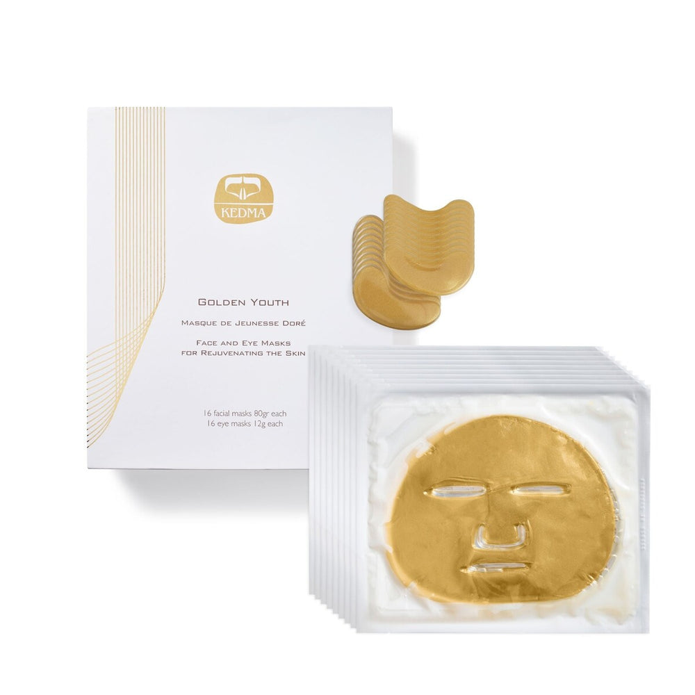 Golden Youth Face and Eye Mask