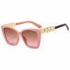 Goldtone Chain Link Fashion Sunglasses