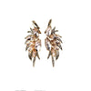 Goldtone Crystal Marquis Drop Earrings