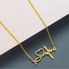 Goldtone Nurses Heartbeat Necklace - White