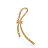 Goldtone Rope Knot Brooch