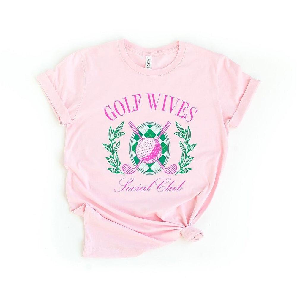 Golf Wives Social Club Short Sleeve Crewnneck Tee