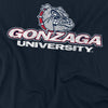 Gonzaga University Distressed Primary Kids T Shirt for Youth Boys and Girls